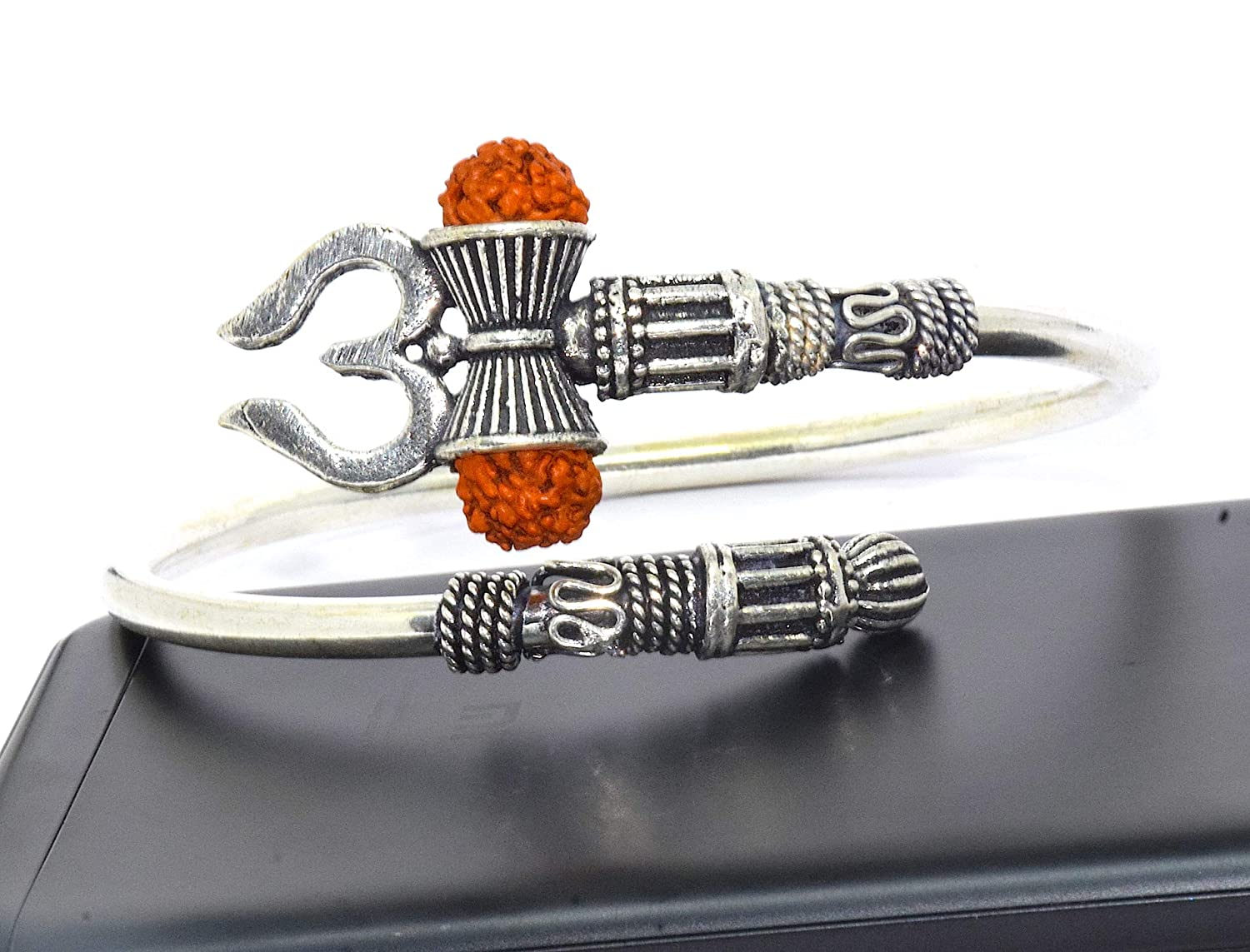 Hem Jewels® Silver Rakhi for Brother | 3rd Eye with Mahakaal